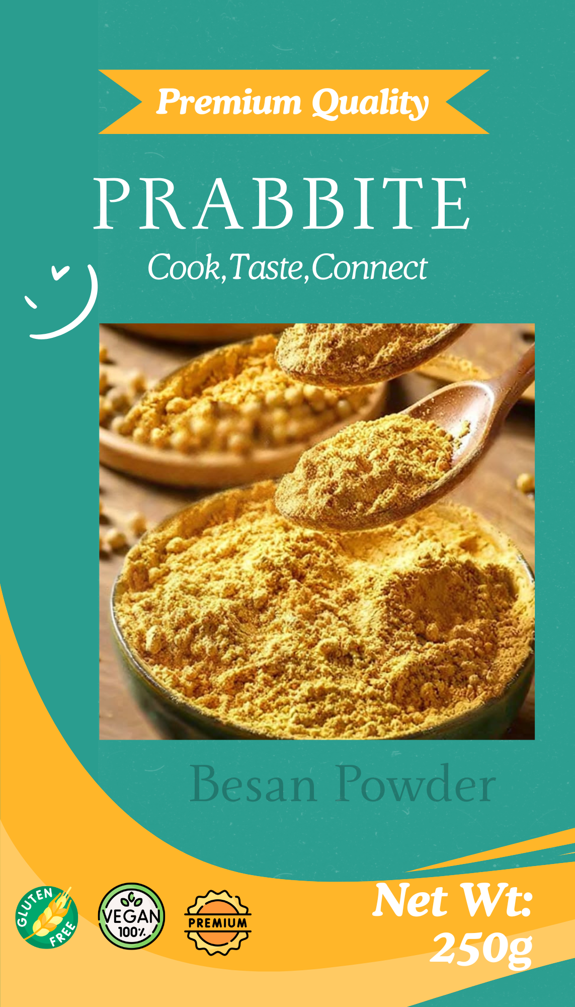 Pure Besan Powder – Fresh & Natural Chickpea Flour