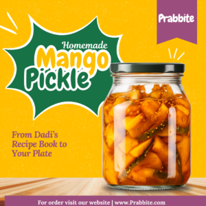 Homemade Green Mango Pickle (Aam Ka Achar)
